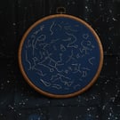 Constellations Embroidery Hoop