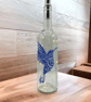 Hummingbird bottle light, blue bird light up bottle - Image 1