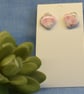 Floral Square Stud Earrings