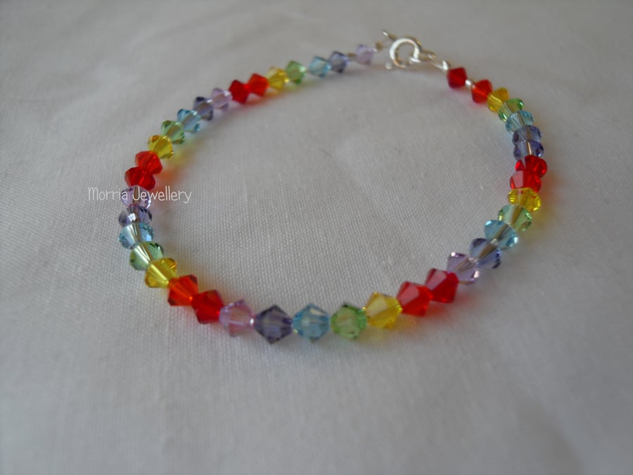 Rainbow Crystal Bracelet