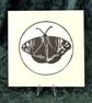 Moth Original Linocut Print - Image 1