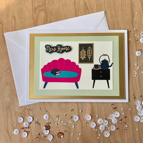 Handmade New Home Card