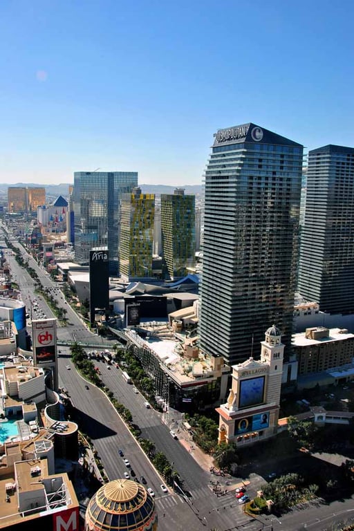 Las Vegas Strip Skyline Cityscape America USA Photograph Print
