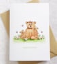 Mammy Bear with Cubs Birthday Card - Image 1