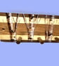 Three Key Holder on 3 coloured woods – SKU-KH1 - Image 2