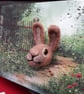 Needle Felted Hare Brooch  - Image 4