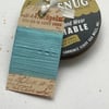 VINTAGE style  ribbon  ( silky seam binding)  ' Sky'. Blue.  .4yds  ....
