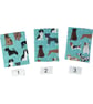 Card wallet in cat and dog print, cotton credit card pouch, fabric pets gift car - Image 4