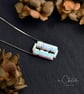 Halloween Razor Blade Opal Necklace with Sterling Silver Chain - Image 4