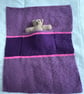 Hand knitted blanket with Teddy in the pocket - Image 1