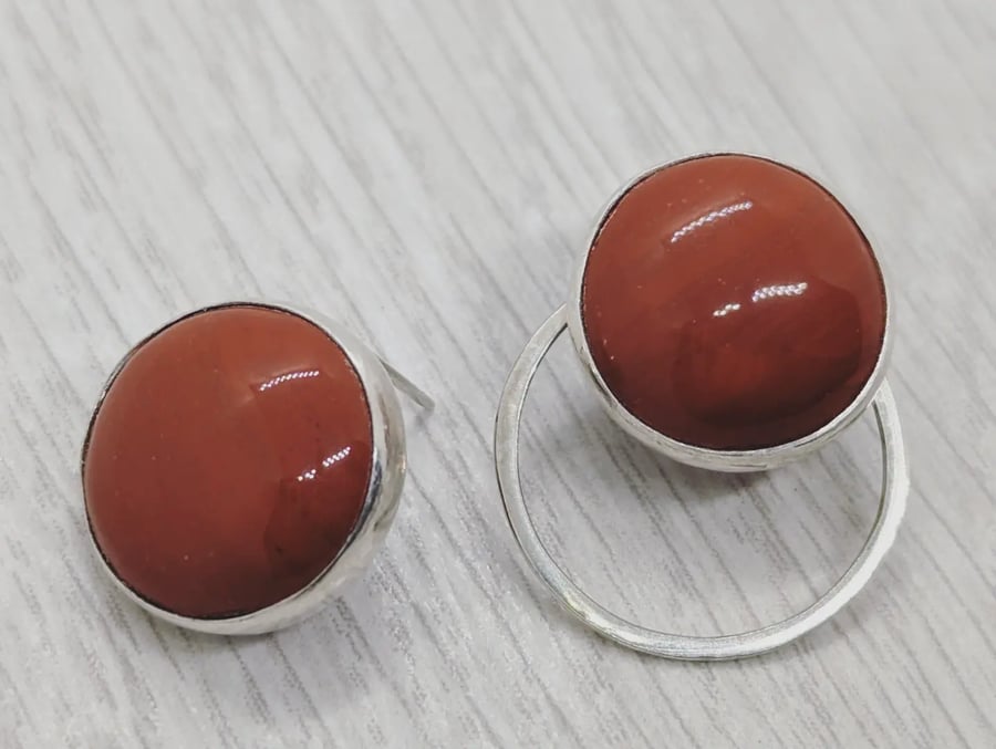 Jasper Mismatched Earrings
