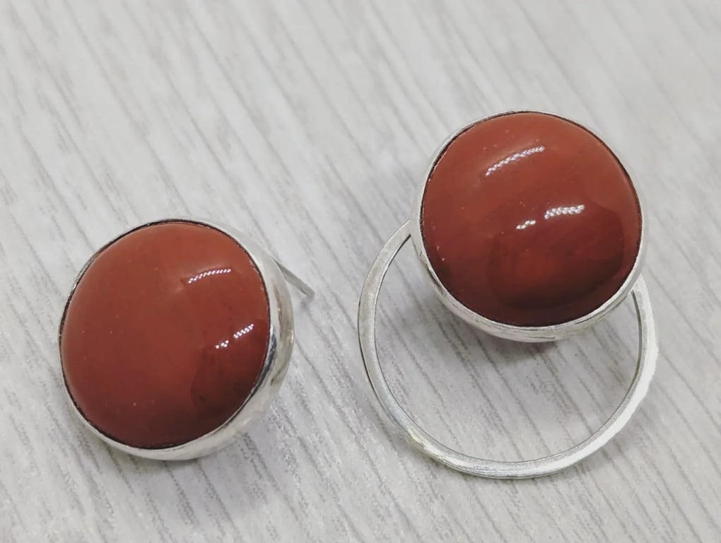 Jasper Mismatched Earrings