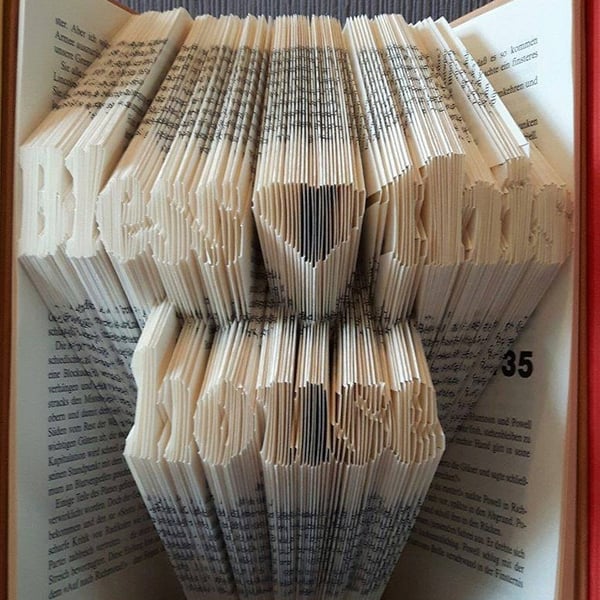 Bless this house MMF Book Folding Pattern - EMAILED PDF PATTERN