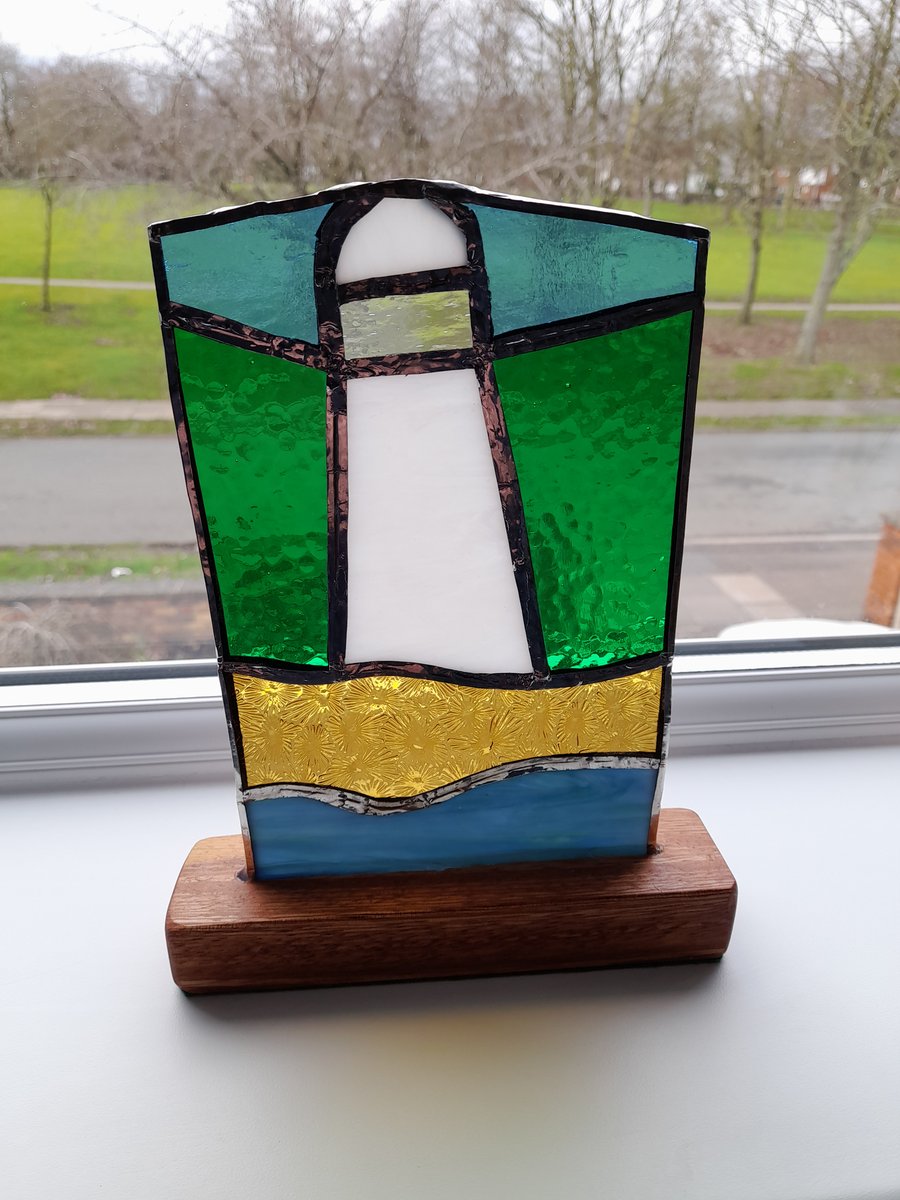 LIGHTHOUSE - free standing suncatcher