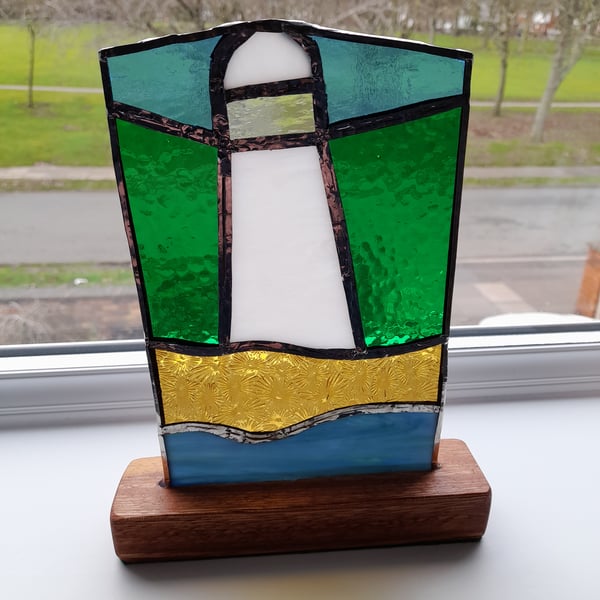 LIGHTHOUSE - free standing suncatcher