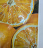 Oranges Fine Art Print, Vibrant Contemporary Fruit Still Life, A4 Mounted Art  - Image 5