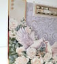 Luxury Wedding Card - Featuring White Doves and foiled Acetate - Image 7