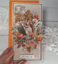 Handmade Autumn Wedding Card (131)Romantic Fall Wedding Congratulations.  - Image 6
