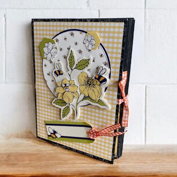 Bee Themed Photo Album or Memory Book