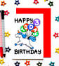 Unicorn 3rd Birthday Card, Birthday Card For A Child, Niece, Nephew