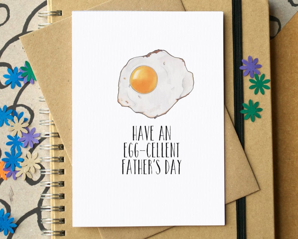 Funny "Have An Egg-Cellent Father's Day" Card