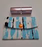 Blue and white card holder - Image 3