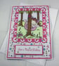 Handmade child's birthday card - fairy in the woods - have a magical birthday - Image 2