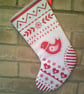 Scandi Style Christmas Stocking - Image 1