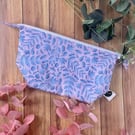 Blue Foliage Makeup Bag Storage for cosmetics, skincare, makeup and accessories,