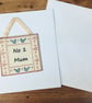 Mum Birthday card & gift, Number One Mum card & decorative hanging, Mother’s Day - Image 2