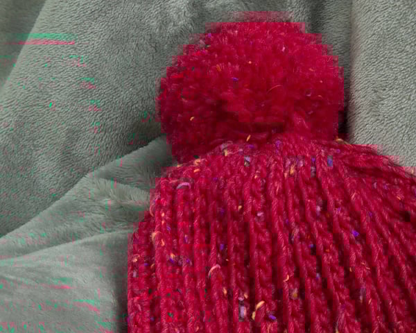 Crochet Beanie- Pink