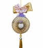 Personalised Wedding Bauble. Hand-Made Newlywed Keepsake Gift - Image 2