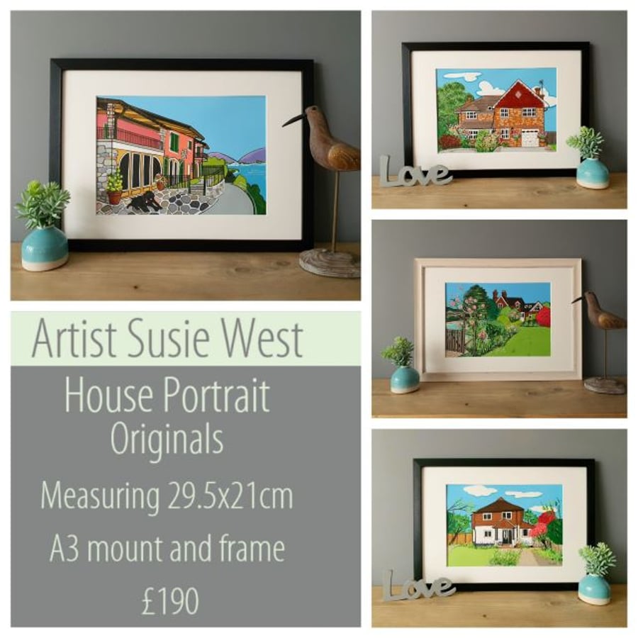House portrait by Susie West