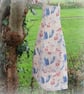 Child Apron. Size extra small,  3- 5 years.  Flamingo design.  Little helper. - Image 5