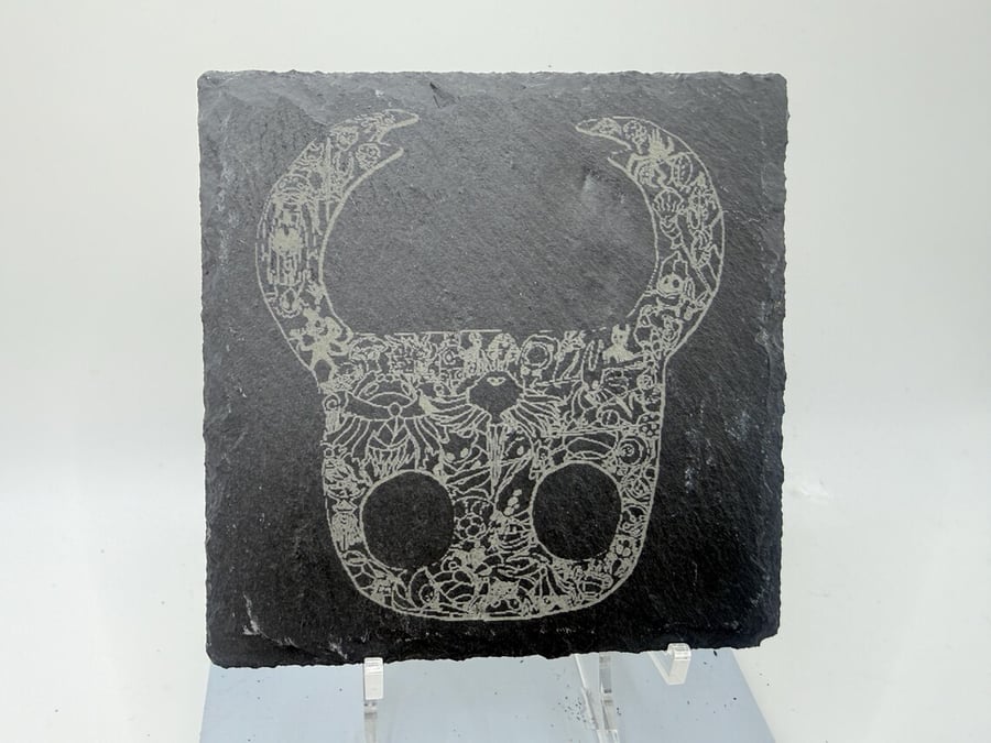 Hollow Knight Laser Etched Coaster