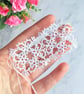 While Lace Bookmark in Tatting - Wedding Favour - Image 4
