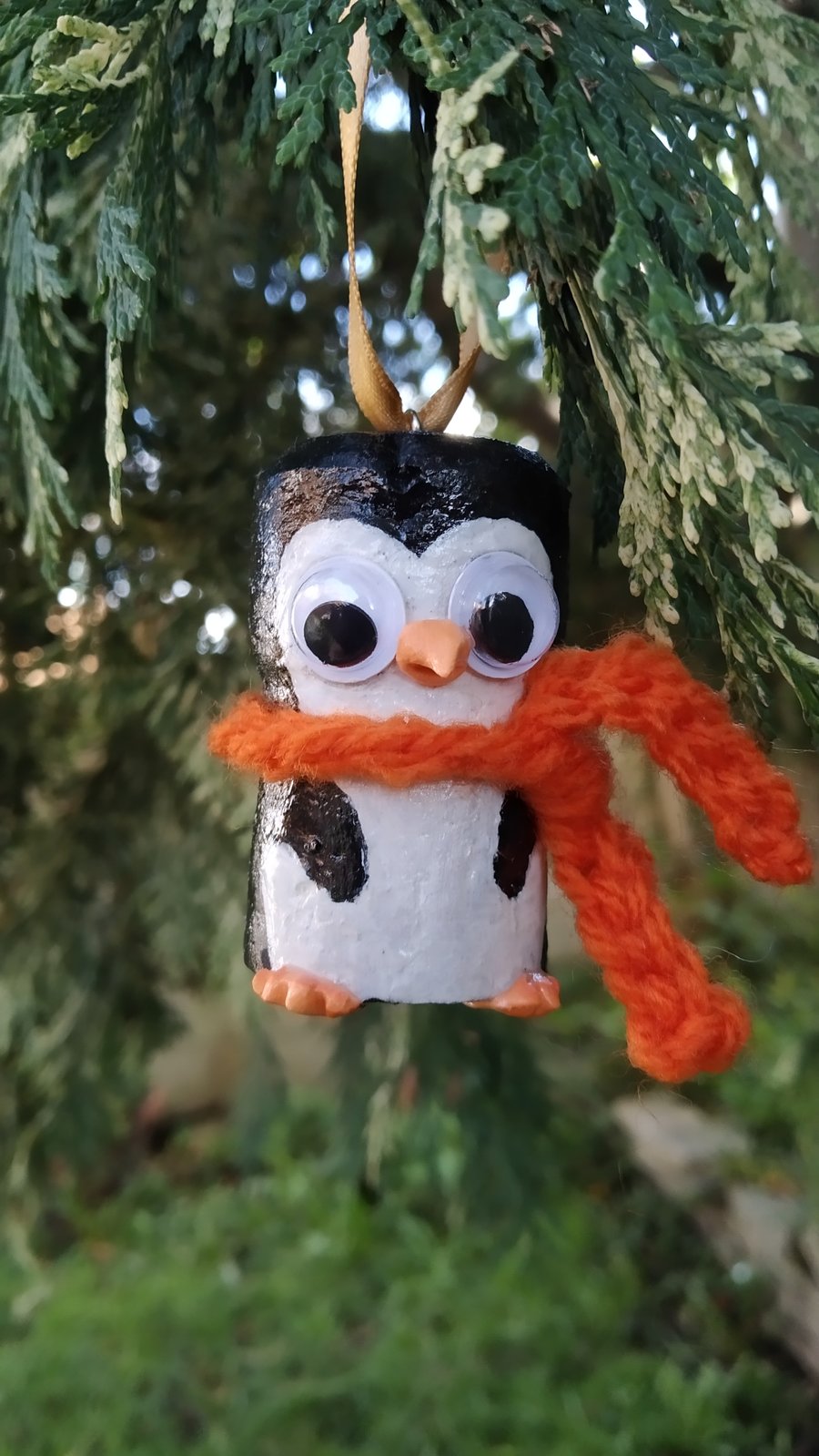 Christmas Penguin decoration, novelty penguin  Christmas tree decoration