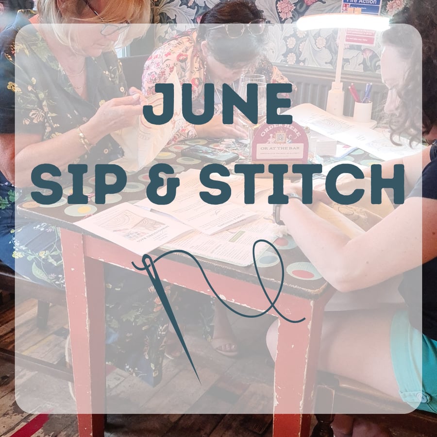 Sip & Stitch JUNE – Creative Workshop at Granello Lounge