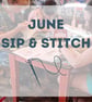 Sip & Stitch JUNE – Creative Workshop at Granello Lounge