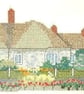Traditional Devon Thatch building cross stitch kit - Image 1