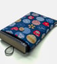 Daruma & Fuji Book Sleeve – Japanese Cotton Book Protector with Coconut Button - Image 6