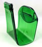 Handmade Fused Glass Recycled Beer Bottle Napkin Holder - Slumped Bottle - Image 3