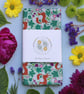 Foxes & Figs Tea Towel - Colourful Cotton Kitchen Towel - Botanical Home