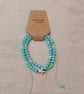 Turquoise Starfish Beaded Choker Necklace Adjustable Summer Jewellery. - Image 5
