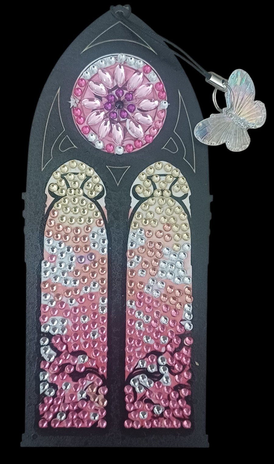 Bookmarks with butterfly charm 