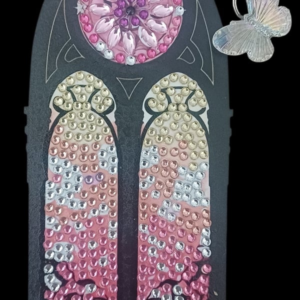 Bookmarks with butterfly charm 