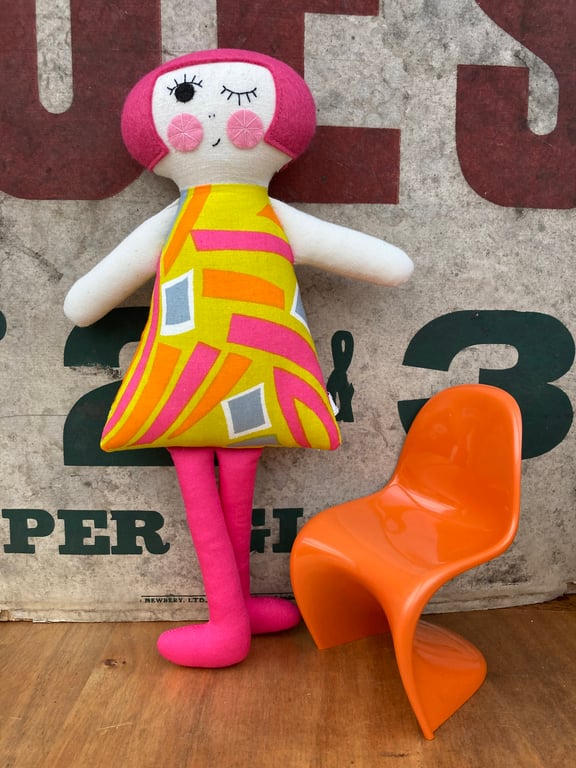 Rosie Dolly the Handmade Cloth Doll 