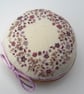 Hand embroidered Pincushion, Unique Handmade Pin cushion, Sewing room, SALE - Image 3