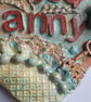 Mixed Media Love You Nanny Hanging Heart - Image 2