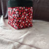 Fabric Storage Bucket - Little Hearts